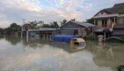 Ketinggian Capai 2 Meter , Banjir Beberapa Titik di Demak Belum Ada Tanda-tanda Surut