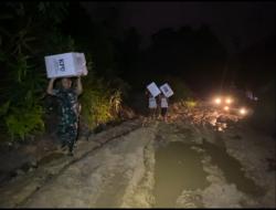 Pastikan Logistik Pemilu, Polres Rohul Tempuh Jalan Terjal dan Lewati Sarang Harimau