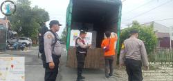 Polres Pematangsiantar Kawal Ketat Distribusi Logistik Pemilu 2024 hingga Tiba di Gudang Kelurahan