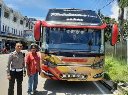 Tabrak Lari, Supir Bus Diamankan Ditlantas Polda Sulbar