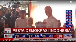 Capres Ganjar Pranowo Nyoblos Ditemani Istri, Begini Pesannya!