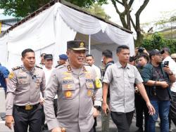 Tinjau TPS, Kapolda Sumut Pastikan Pemungutan Suara Aman