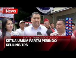 Ketum Perindo Hary Tanoe Pantau Langsung ke TPS Cipadu