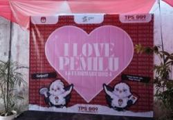 Viral TPS Unik Usung Tema Valentine, Ada Doorprize dan Photobooth Juga Loh