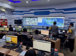 Polda Sumut Monitor Seluruh Kegiatan Pemilu dari Command Center