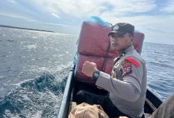 Momen Bripda Eben Zebua Terombang-ambing di Tengah Laut saat Bawa Kotak Suara dari Pulau Terpencil