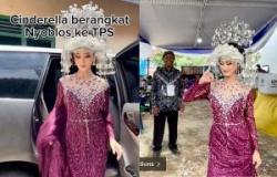 Viral Karena Terlalu Niat, Perempuan Ini ke TPS Pakai Baju Pengantin