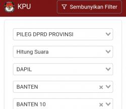 Caleg PKS Provinsi Banten Pertanyakan Hilangnya Suara di Website KPU