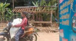 Gagal Nyaleg, Pria di Lebak Bongkar Paksa Pos Kamling di Tanah Milik Orangtuanya