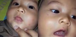 Masya Allah, Viral Seorang Bayi Memiliki Lidah Berlafadz Allah