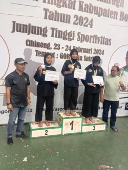 Para Juara di Ajang Kejurcab Silat Pelajar Kabupaten Bogor Masuk Tim Popwilda Jabar 2024