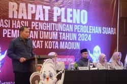 Rekapitulasi Suara Tuntas, KPU Kota Madiun Gelar Rapat Pleno Tetapkan Hasil Pemilu 2024