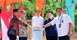 Presiden Jokowi Groundbreaking Pembangunan Gedung Kantor Bank Mandiri di IKN