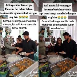 Mantan Datang ke Nikahan Viral di Medsos, Pria Ini di Sambut Baik Keluarga Mempelai