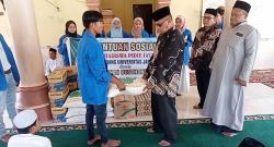 Jelang Ramadhan, Mahasiswa Jabal Ghafur Serahkan Bantuan Sosial untuk Panti Asuhan Bustanul Aitam