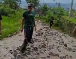 Longsor Menerjang Situhiang, Hektaran Sawah dan Turbin PLN di Pagelaran Tertimbun