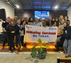 Edukasi Digitalisasi Transaksi, BRI Tuban Gelar Gathering Merchant EDC