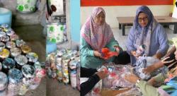 Inspiratif! Emak-Emak di Cilegon Sulap Sampah Plastik Jadi Sofa Bernilai Cuan Tinggi