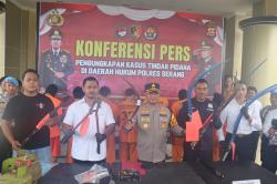 11 Anggota Geng Motor  Diringkus Tim Resmob  Satreskrim Polres Serang