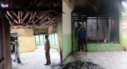 Ditinggal Menginap Ke Rumah Saudara, Rumah Janda di Kadujajar Malingping Ludes Terbakar