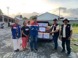 Pertamina Dengan Sigap Beri Bantuan Korban Terdampak Banjir Bitung