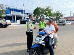 Polantas Pidie Jaya Tingkatkan Kesadaran Keselamatan Berlalu Lintas di Jalan