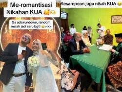 Pasangan Ini Bagikan Momen Nikah di KUA, Mudah dan Sederhana