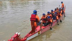 Peringati Hari Air Dunia ke-32, BBWS Bengawan Solo Gelar Lomba Perahu Naga, Seru...!