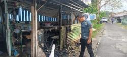 Warung Lontong Benei Terbakar, Polsek Siantar Timur Lakukan Olah TKP