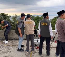 Tim Rukyatul Hilal LDII Lampung Ikut Pantau Hilal Di POB Bukit Gelumpai Canti Kalianda