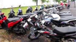 Puluhan Motor Knalpot Brong Balap Liar di Kendari Diamankan Polisi