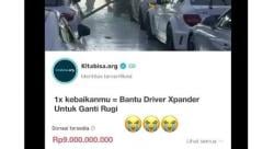 Viral, Sopir Xpander yang Tabrak Porsche Dapat Donasi Rp9 Miliar, Netizen: Yee yang Mabuk Siapa?