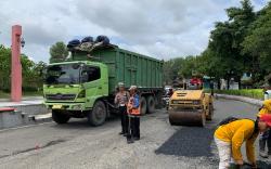 Kerusakan Jalan Dampak Banjir Grobogan Mulai Diperbaiki, Pengendara Diminta Bersabar