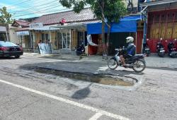 Dampak Banjir Grobogan, Jalan di Kota Purwodadi Berlubang di Sejumlah Lokasi