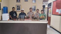 Giat Imbangan Ops Pekat Nala 2024, Polsek Kaur Selatan Amankan Puluhan Botol Miras