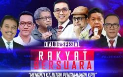 Rakyat Bersuara: Menanti Kejutan Pengumuman KPU, Live Malam Ini di INews