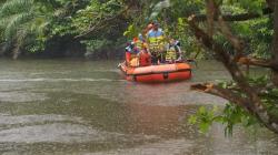 Seorang Pria Hilang Saat mencari Udang dan Ikan di Sungai yang Ada Buaya