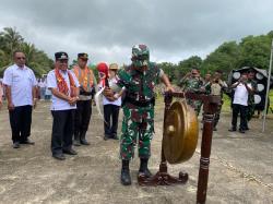 Kasrem 161 WS Tutup TMMD ke 119 Desa Makun Timor Tengah Utara