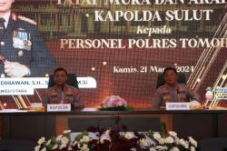 Kapolda Sulut Mengapresiasi Kinerja Polres Tomohon Dalam Menjaga Kamtibmas di Kota Tomohon