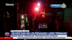 Ratusan Kios dan Lapak Pedagang di Pasar Belik Ludes Terbakar