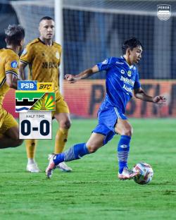 Half Time Persib vs Bhayangkara FC: Tidak Ada Poin Tercipta dari Kedua Tim