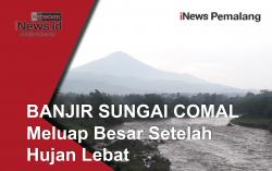 Sungai Comal di Pemalang Meluap Banjir Bawa Material Lumpur, Intensitas Hujan Masih Tinggi