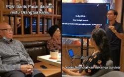 Viral Seorang Pemuda Presentasi di Depan Orang Tua Pacar untuk Dapat Restu