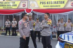 Kapolda Jabar Tinjau Rest Area Km 130 A di Wilayah Polres Indramayu