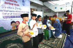 Moorlife Berbagi Kasih, Buka Puasa Bersama 4000 Anak Yatim Seluruh Indonesia