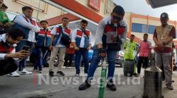 MyPertamina Motor Club Chapter Tegal Touring Lakukan Pemeriksaan Takaran di SPBU