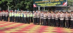 Amankan Arus Mudik Lebaran 2024, Polres Purwakarta Terjunkan Ratusan Personel