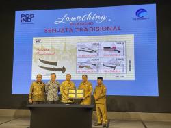 Lestarikan Warisan Budaya, PosIND Kolaborasi hoo Luncurkan Prangko Seri Senjata Tradisional