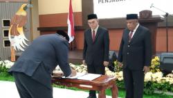 Pj Gubernur Mohammad Musa'ad Lantik Jhony Way Sebagai Pj Sekda Provinsi Papua Barat Daya