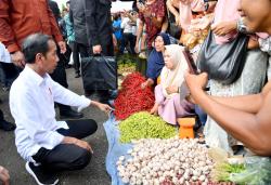 Kunjungi Pasar Muara Bungo, Jokowi Minta Direvitalisasi